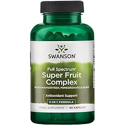 Swanson MangosteenPomegranateNoni Complex Antioxidant Support Gastorintestinal Support 240240240 Milligrams 90 Capsules