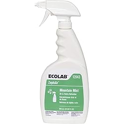 Ecolab 12043 ZephAir Mountain Mist Air Freshener, Commercial-Grade Room Freshener, 32oz Spray Each