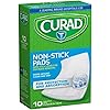 Curad Non-Stick Pads, 2 X 3 Inches, 10-Count Pack of 6