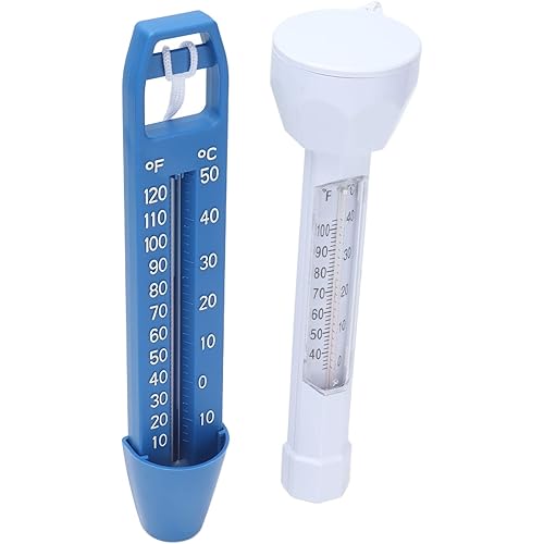 Pond Thermometer, Water Thermometer Waterproof for Swimming Pools Saunas for SPAs Hot Springs