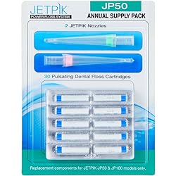 JETPIK JP50 Annual Pack Contains A Whole Year Supply for Your JP50 Series Power Floss Use