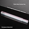 Dakoufish Plastic Straw Carrying Case,3Packs Reusable Collapsible Boxes for 9-13 Inch Straight Drinking Straws Storage Perfect for Travel, Gifts
