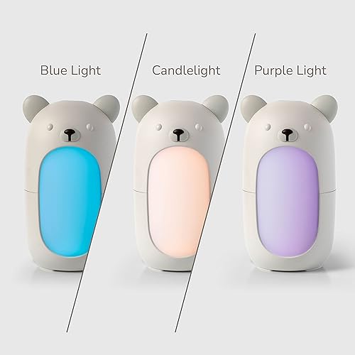 Plant Therapy Forest Friend KidSafe Diffuser with Sticker Sheet - Music, Multi-Color Nightlight, Customizable Design