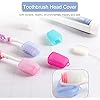 Silicone Toothbrush Cover Travel, Toothbrush Cover Portable Travel Toothbrush Covers Toothbrush Head Protectors for HomeBlue