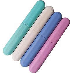 4 Pack Travel Toothbrush Case, Holder Toothbrush Travel Containers for Trip Home Camping Dust-Proof and Sanitary ，Travel Toothbrush Holder