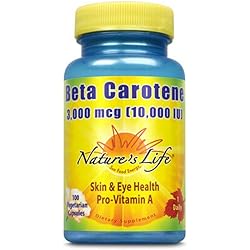 Nature's Life Beta Carotene 10,000 IU | 100 ct