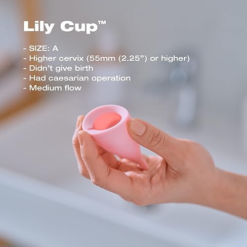 Intimina Lily Cup Size A - Thin Menstrual Cup, Period Cup With Up To 8 Hours Use