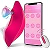 APP Remote Control Wearable Vibrator,Wearable Panty Clitoral Butterfly Vibrator,Remote Control Clitoral Couple Vibrator with APP Control,with 9 Vibration Modes and 9 Sucking Modes, Waterproof