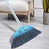 YONILL Indoor Dust Broom with Long Handle - Angle Broom for Hardwood Floor Cleaning Inside Soft Sweeping Brooms for House and Kitchen