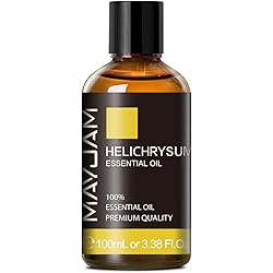 Helichrysum Essential Oil, MAYJAM Pure Essential Oils for Diffusers, 3.38FL.OZ100ML Large Volume Helichrysum Oil with Premium Glass Dropper