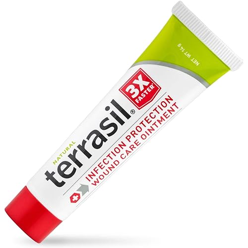 Terrasil Wound Care - 3X Faster Healing, Infection Protection Ointment for bed sores, pressure sores, diabetic wounds, ulcers, cuts, scrapes, and burns 14 gram tube
