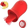 Tongue Licking Vibrator for Women with G Spot Rose Vibrator Adult Stimulator Sex Toy
