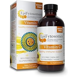 Liposomal Vitamin C Nature’s Answer EpiFytosomes Vitamin C 1,000 mg per Serving - Vegan Dietary Supplement - Soy Gluten Free Non GMO - Ideal for Healthy Immune Support - 6 mL 40 Servings per Bottle