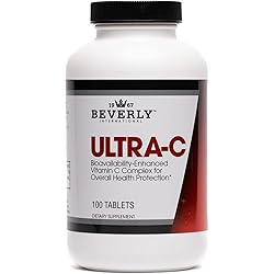 Beverly International Ultra-C, 100 Sustained-Release Tablets. Fight Cold Bugs and Stress with The Stronger-for-Longer Vitamin C Preparation