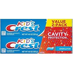 Crest Toothpaste 4.6 Ounce Kids 2-Pack Cavity Protection 136ml 2 Pack