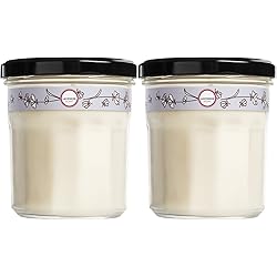 Mrs. Meyer's Scented Soy Aromatherapy Candle, 35 Hour Burn Time, Made with Soy Wax and Essential Oils, Lavender, 7.2 oz - Pack of 2