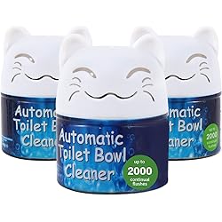 Simple Life Toilet Bowl Cleaner, Automatic Toilet Bowl Cleaner, Long-Lasting Toilet Bowl Cleaner Tablets in Bottle 3 Count
