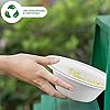 Paper Bowls 12 oz [125-Pack] - 100% Biodegradable Heavy Duty Disposable Bowls, Compostable Bowl Made from BagasseSugarcane, for Hot and Cold Food – Sturdy Design and Textured Exterior