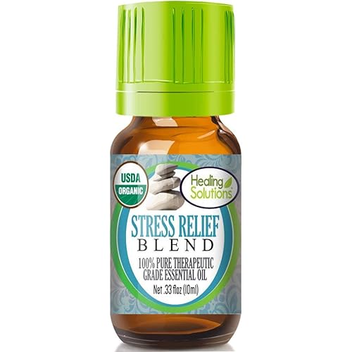 Healing Solutions Oils Blends 10ml - Stress Relief Blend Essential Oil - 0.33 Fluid Ounces