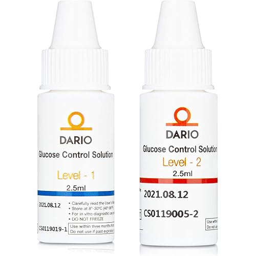 Dario Glucose Control Solutions for Dario Test Strips Testing. Verify The Performance of Your Dario Blood Glucose Test Strips with Dario and Dario LC Blood Glucose Monitoring System