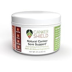 Canker Shield - Natural Rapid Healing Canker Sore Treatment and Mouth Ulcer Treatment - Works to Quickly Relieve Pain, Heal, and Prevent Canker Sores and Mouth Ulcers