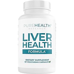 Liver Health Formula – Cleanse Detox & Repair – Silymarin Milk Thistle, Artichoke Extract, Dandelion Root, Turmeric, Beet, Berberine & Cardo Mariano for Healthy Liver Support – PureHealth Research