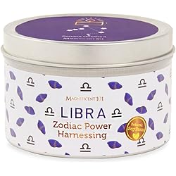 Magnificent 101 Libra Zodiac Sign Candle – Choose Your Birthdate – Great Holiday Gift for Horoscope and Astrology Fans – Scented Soy Wax in 6oz Tin Holder Ideal for Men’s and Women’s Décor Style