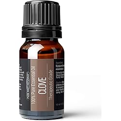 Clove Bud Essential Oil, 10 ml - Pure and Undiluted Therapeutic Grade for Aromatherapy Diffuser and Toothache Relief - by Pure Body Naturals