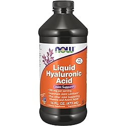 NOW Supplements, Liquid Hyaluronic Acid, Delicious Berry Flavor, 100 mg Per Serving, 16-Ounce