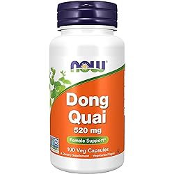 NOW Supplements, Dong Quai Angelica sinensis 520 mg, Female Support, 100 Veg Capsules
