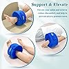 Heel Protector for Pressure Sores Foot Elevation Pillow Ankle Protector Wedge Heel Protector Cushion for Bed Sores Foot Support Pillow for Sleeping Ulcer Foot Elevated Foam Medium, 1 PCS