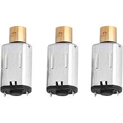 3Pcs High Quality Brass Eccentric Wheel Vibration Motor 1.536 V Electric Motor for Beauty Instrument and Massagers 1000rpm