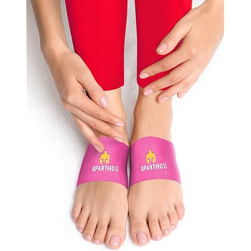Sparthos Arch Support Sleeve Bundle of 3 [Size Small] - Steel Gray Desert Beige Flamingo Pink