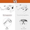 JMH Head Magnifier, Rechargeable Hands Free Headband Magnifying Glass with 2 Led,Professional Jeweler's Loupe Light Bracket and Headband are Interchangeable