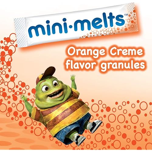 Cough, Mucinex Children's Mini Melts, Cough Suppressant, Orange Crème, 12ct