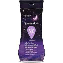 Summer's Eve Cleansing Wash | Lavender | 12 Ounce | Pack of 1 | pH-Balanced, Dermatologist & Gynecologist Tested