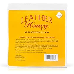 Leather Honey Leather Conditioner Lint-Free Application Cloth: Microfiber Cloth for Use Leather Conditioner and Leather Cleaner, The Best Leather Care Products Since 1968