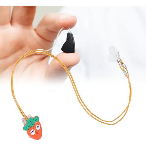 Holder, Good Fixation Binaural Cute Carrot Accessories Nylon Material Binaural Hearing Aids Anti Lost Lanyard for Kids for The Old for Travel