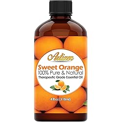 Artizen 4oz Oils - Sweet Orange Essential Oil - 4 Fluid Ounces