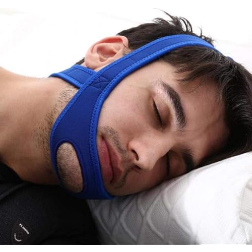 Lightweight Universal Anti Snoring Device, Snoring Solution, for Chin Dislocation SnoringBlue