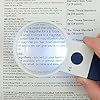 Reizen EZ Touch 4X 12D LED Handheld Magnifier - Round Lens 70mm