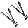 OBTANIM Tobacco Pipe Cleaner, 3 Inch Stainless Steel Tobacco Pipe Reamer Tamper Pokers Tool, Smoking Pipe Cleaner Cleaning Tool Reamers Tamper, 2 Pack