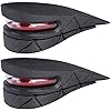 Cyrank Height Increase Insoles,2-Layer Shoes Insoles Heel Insert 5cm1.96inches Heels Lift Inserts for Men and Women