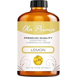 Ola Prima Oils 16oz - Lemon Essential Oil - 16 Fluid Ounces