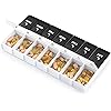 DANYING Extra Large Pill Organizer 2 Times a Day, XL Weekly Pill Box 2 Per Day, AM PM Pill Case, Day Night Pill Container 7 Day, Vitamin Case Twice a Day