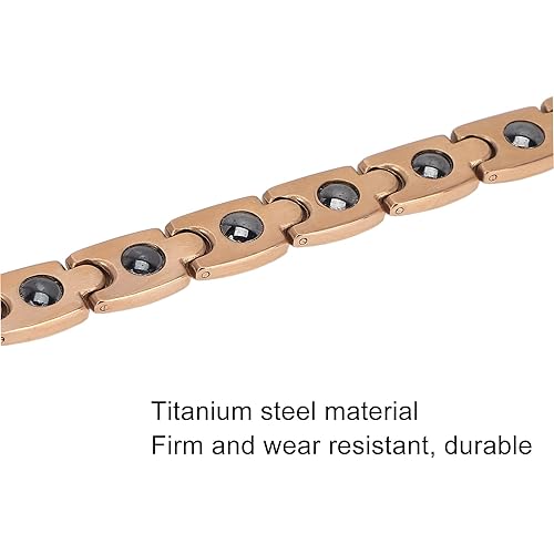Magnetic Bracelets for Women, Professional Magnetic Bracelet Pain Fatigue Relief Titanium Steel Bracelet