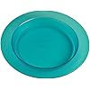 SP Ableware Ergo Plate with High Wall, Wide Rims and Sloped Base - Translucent Blue, 9-34 Inch Diameter 745330000