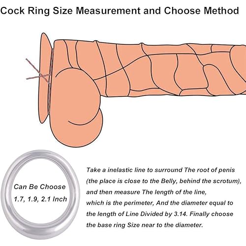 Cock Ring Metal Penis Ring is Sleek and Comfortable Cock Rings for Men Made of Medical Grade Stainless Steel Penis Rings There Are 4 Different Sizes Arc Ring Without Edges silver white 02, 1.7 IN
