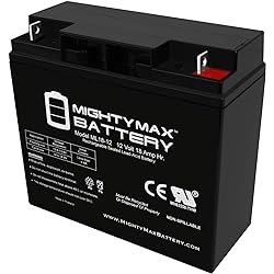 ML18-12 - 12 Volt 18 AH, Nut and Bolt NB Terminal, Rechargeable SLA AGM Battery