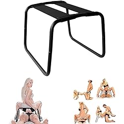 Multifunctional Weightless Position Bouncer Chair - Sex Folding Chair Portable Elastic Chairs Bungee Chair Bedroom,Bathroom Chair,Detachable Furniture for Couples Black